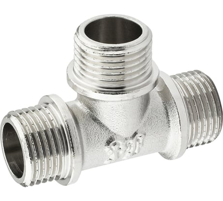 Тройник никелированный PROFACTOR н/н/н 1/2" PF TF 170