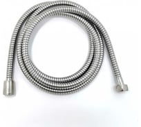 Шланг для душа I-Tech G1/2"x1/2" двухзамковый, нержавеющая сталь, растягивающийся, 200-240 см., 13 мм., хром I 07 069