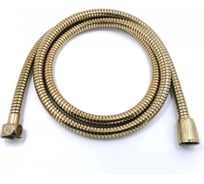Шланг для душа I-Tech G1/2"x1/2" двухзамковый, нержавеющая сталь, растягивающийся 145-185 см., 13 мм., бронза I 07 064