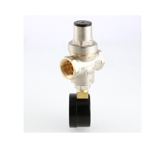 Редуктор давления Valtec поршневой, с манометром, от 1 до 5.5 бар, 1/2 VT.088.N.0455