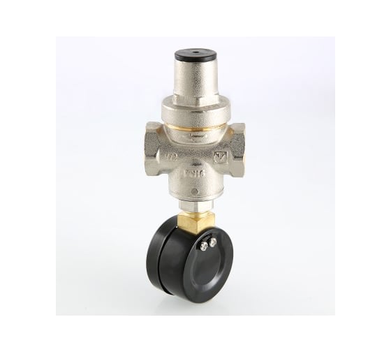 Редуктор давления Valtec поршневой, с манометром, от 1 до 5.5 бар, 1/2 VT.088.N.0455