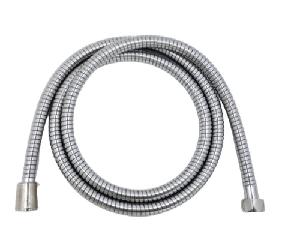 Шланг для душа I-Tech G1/2"x1/2" двухзамковый, нержавеющая сталь, растягивающийся, 145-185 см, 13 мм., хром I 07 067 1