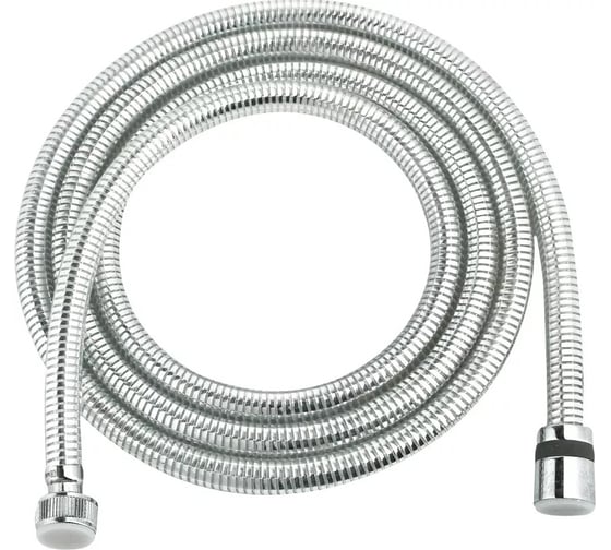 Шланг для душа I-Tech G1/2"x1/2", двухзамковый, нержавеющая сталь, 180 см, 13 мм., хром I 07 056 1