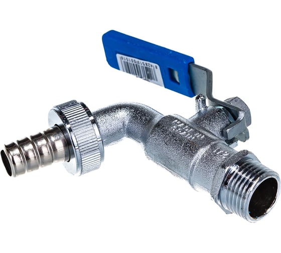 Садовый шаровый кран Arco рычаг 1/2"х3/4" - латунь хромированная 00063250