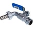 Садовый шаровый кран Arco рычаг 1/2"х3/4" - латунь хромированная 00063250 2