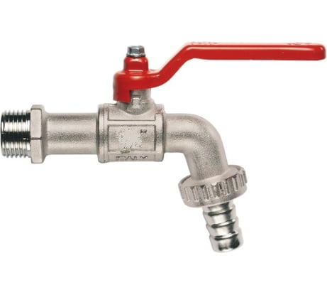 Сливной шаровой кран ITAP со штуцером, рычаг, 1/2" /10/120/ 132/1/2 1320012