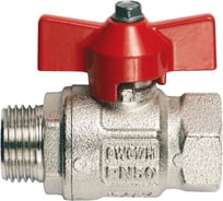 Шаровой кран ITAP IDEAL, резьба нр-вр, ручка-бабочка 3/4 /8/64/ 093/3/4 0930034