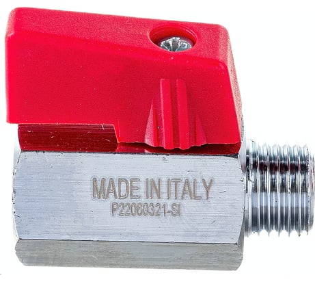 Шаровой кран ITAP MINI рукоятка-флажок, резьба нр-вр 1/4" /20/320/ 126/1/4 1260014
