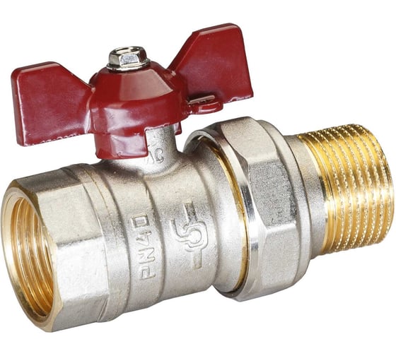 Кран шаровой латунный TEMPER 88.В-А.3/4.Б DN20, PN40 188.ВА.Б.34.40 1
