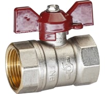 Кран шаровой латунный TEMPER 88.В-В.1.1/4.Б DN32, PN25 188.ВВ.Б.114.25