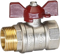 Кран шаровой латунный TEMPER 88.В-Н.1/2.Б DN15, PN40 188.ВН.Б.12.40