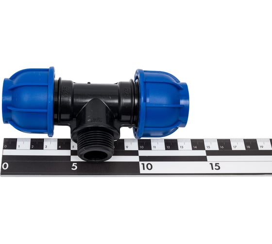 Тройник компрессионный Green Helper 25 мм х 3/4 нар х 25мм MTD8553T