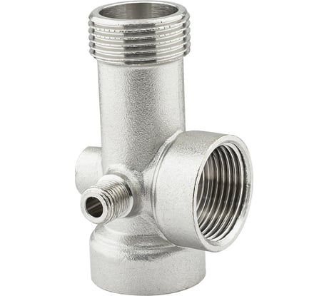 Соединитель пятивыводной для насоса PROFACTOR никелированый удлиненный PF TF 218L