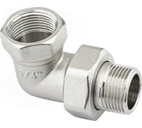 Соединение с полусгоном угловое PROFACTOR американка никелированная в/н 3/4" PF TF 192