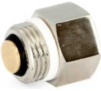 Клапан отсечной никелированный для воздухоотводчика Uni-Fitt НВ 3/8" 220N1000