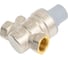 Редуктор давления мембранный никелированный Uni-Fitt 1/2" В, 1-6 бар, PN16 с отверстием под радиальный манометр 1/4" 206N2141 1