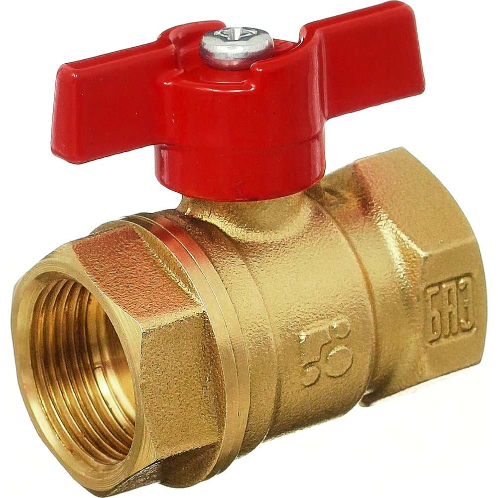 Шаровой кран БАЗ 11Б27п1 DN15 вр/вр бабочка PN40 серия Standart БАЗ.А30 ...