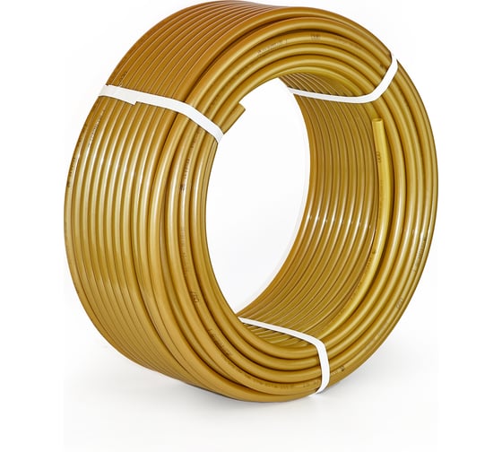 Труба PEX ДТРД 20x2.8, бухта 100 м, золотистая VI7 2028100PXGD