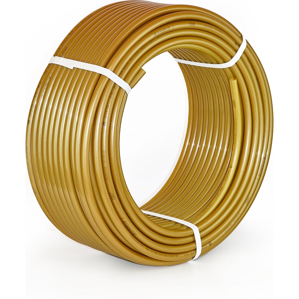 Труба PEX ДТРД 20x2.8, бухта 200 м, золотистая VI7 2028200PXGD ...