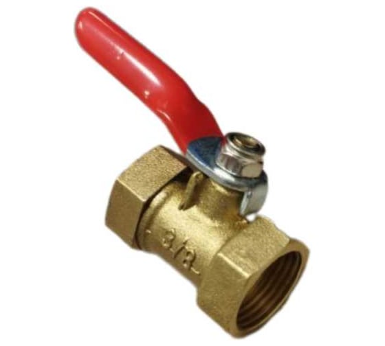 Кран шаровой Pegas pneumatic латунный, резьба внутренняя 3/8" 4413