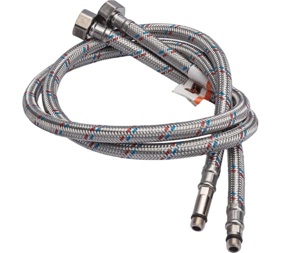Подводка к смесителю (пара; 0.8 м; 1/2F-M10) VRT 521796