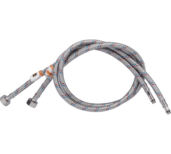 Подводка к смесителю (пара; 1.0 м; 1/2F-M10) VRT 521797