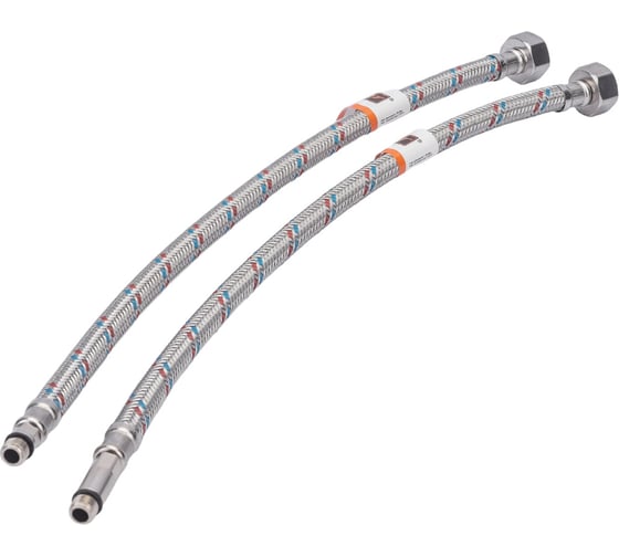 Подводка к смесителю (пара; 0.4 м; 1/2F-M10) VRT 521793