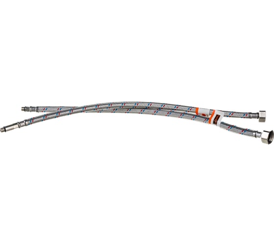 Подводка к смесителю (пара; 0.5 м; 1/2F-M10) VRT 521794