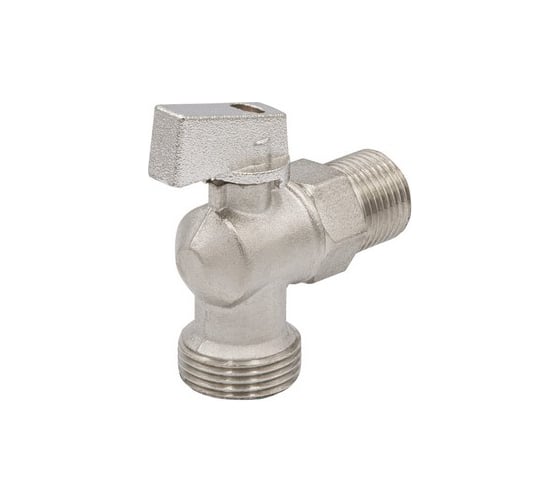 Кран угловой шаровой VRT 1/2'' - 3/4'' нар/нар., рукоятка сверху 530739
