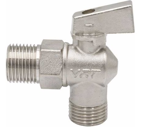 Угловой шаровой кран VRT 1/2'' - 1/2'' нар/нар рукоятка сверху 522219