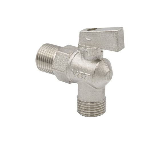 Угловой шаровой кран VRT 1/2'' - 1/2'' нар/нар рукоятка сверху 522219