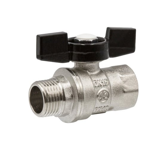 Кран шаровой VRT 1/2'' вн/нар бабочка 528893 1