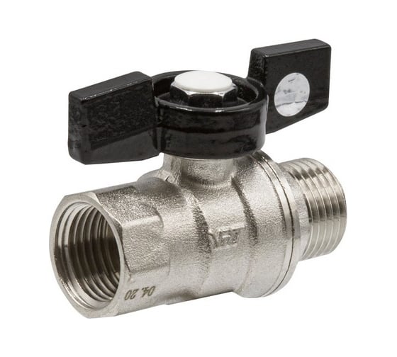 Кран шаровой VRT 1/2'' вн/нар бабочка 528893