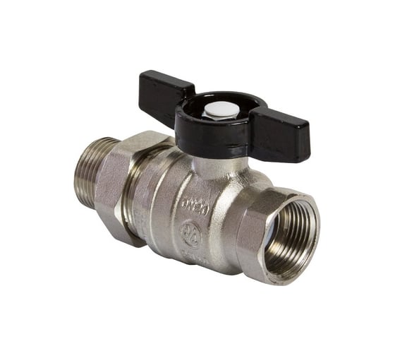Кран шаровой VRT со сгоном 3/4'' бабочка 529597
