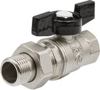 Кран шаровой VRT со сгоном 1/2'' бабочка 529595