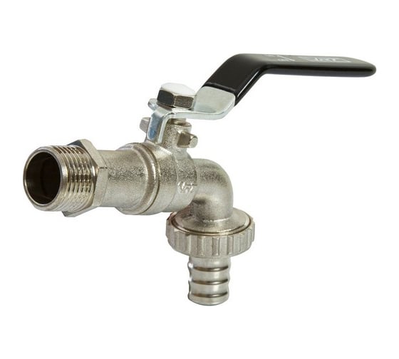 Кран водоразборный шаровой VRT 1/2'' рукоятка, с носиком 522217
