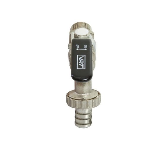 Кран водоразборный шаровой VRT 1/2'' рукоятка, с носиком 522217