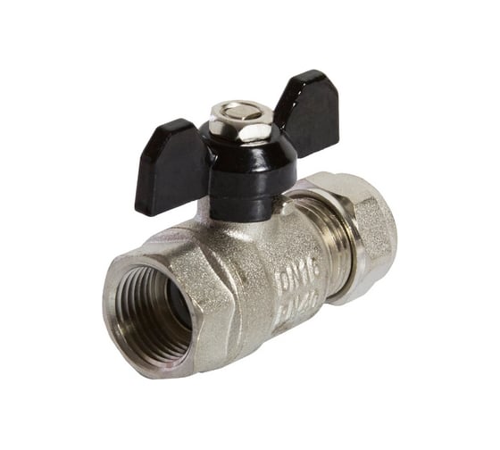 Кран шаровой для металлополимерной трубы VRT 1/2''х16, внутренняя/цанга 529652
