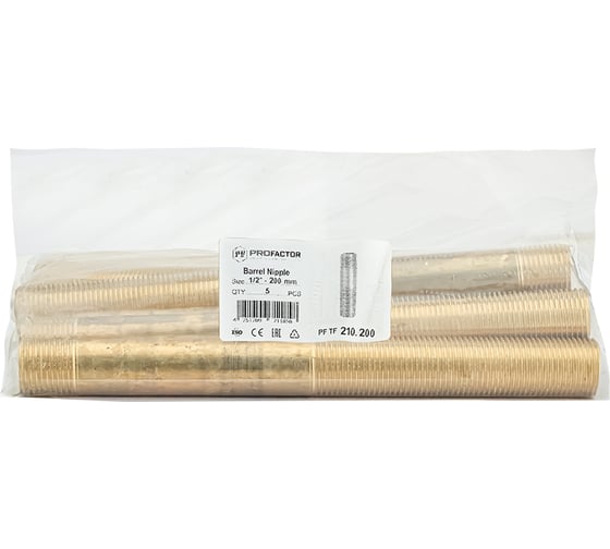 Сгон латунный PROFACTOR 1/2 х 200мм PF TF 210.200