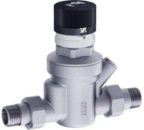 Редуктор FAR хромированный, 1/2", НР-НР, с визуализацией давления, под манометр FA 2878 12