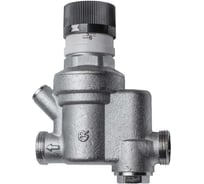 Редуктор с фильтром FAR хромированный, 1/2" НР-НР, с визуализацией давления, под манометр, 600 мкм FA 2882 12