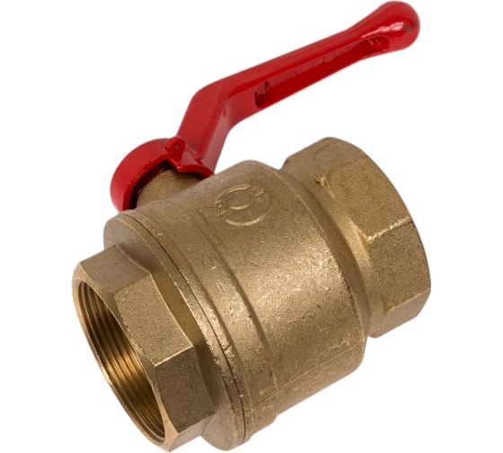 Кран шаровой Valfex N/P59 бирка для воды, 2" ВР/ВР, ручка рычаг, латунный 11Б27фт1М VF.214.LR1.200.N/P59.Bir 1