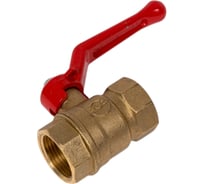 Кран шаровой Valfex N/P59 бирка для воды, 3/4" ВР/ВР, ручка рычаг, латунный 11Б27фт1М VF.214.LR1.034.N/P59.Bir