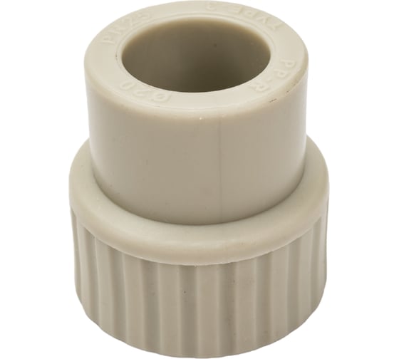 Муфта RTP PN25 комбинированная, внутренняя резьба, D20х1/2", серая 10933