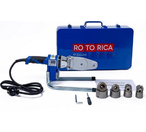 Раструбный сварочный аппарат ROTORICA Rocket Welder 40 Blue серия Top RT.3111240 - выгодная цена, отзывы, характеристики, фото - купить в Москве и РФ