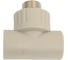 Тройник RTP PN25 комбинированный, наружная резьба D20х1/2", серая 10995 3