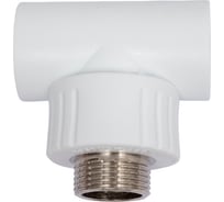 Тройник RTP комбинированный, наружная резьба PN25 D25х3/4" 10756