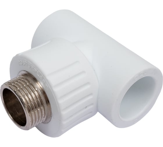 Тройник RTP комбинированный, наружная резьба PN25 D25х3/4" 10756