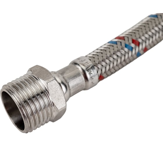 Гибкая подводка для воды (30 см; 1/2"; гайка-штуцер) VALTEC VTf.002.IS.0404030