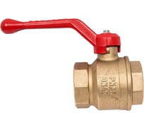 Кран шаровой Valfex N/P59 БИРКА для ВОДЫ 1 1/2" ВР/ВР ручка-рычаг, латунный 11Б27фт1М (8/2) VF.214.LR1.112.N/P59.Bir